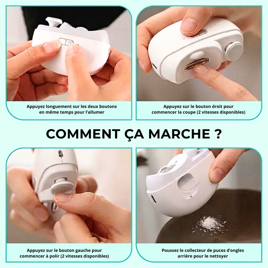 Coupe-ongles Electrique Portable